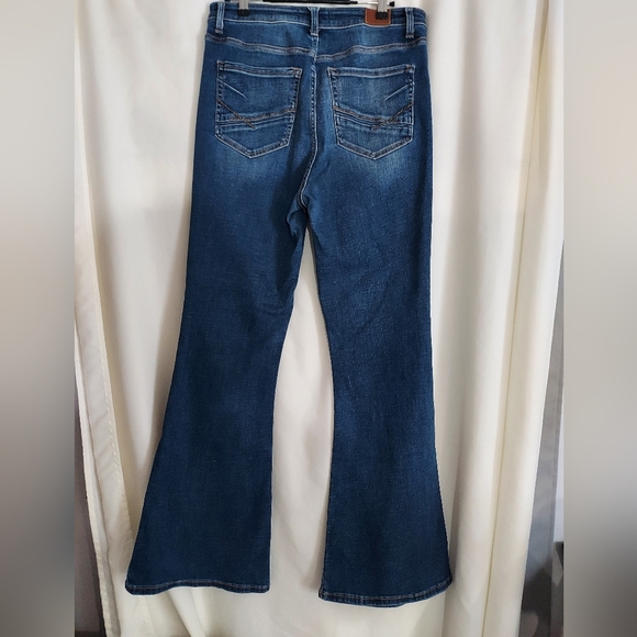 BKE Denim - BKE Harper Dark Blue Flare Women's Jeans